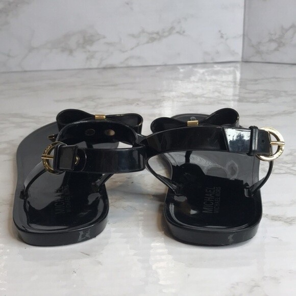 Michael kors MK Jelly aliza sandal with bow front and buckle size 5 - Picture 9 of 11